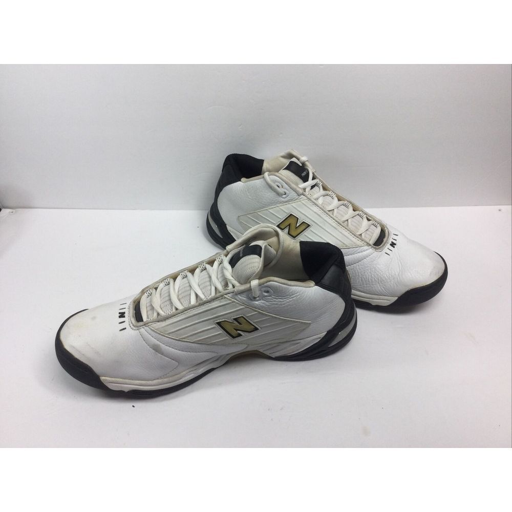 New Balance 885 Sneakers Mens Size 11.5 White leather Athletic basketball shoes